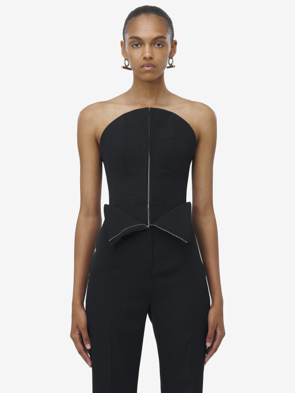 ALEXANDER MCQUEEN - Corset Top - Item 819107QJADA1000